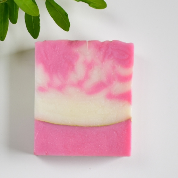 We make our handcrafted soaps with all natural, moisturizing, skin soothing ingredients such as olive oil, palm oil, castor oil for those luxurious suds, coconut oil, hydroxide sodium, water, and fragrance.